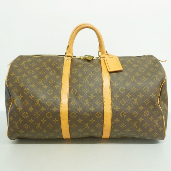 Louis Vuitton Bags - Boston Monogram Keepall 55 M41424 Brown Men's & Women's